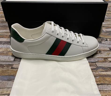 gucci aces used for sale|gucci ace gg suede sneakers.